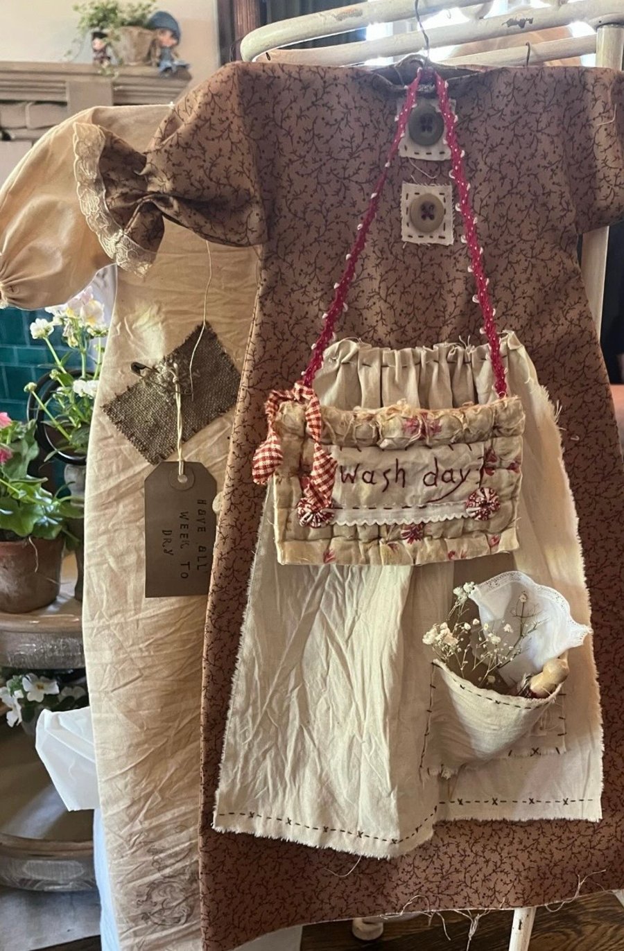 Primitive Washday Dress - pattern & kit