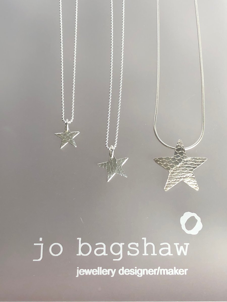 Sterling silver Star Pendant Medium 