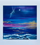 'Magic' 8x8" Print of Oil Pastel Painting - Image 1