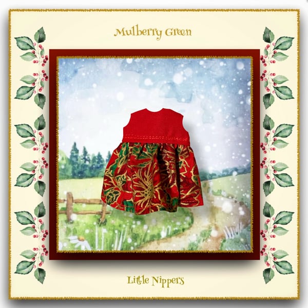 Little Nippers Poinsettia Dress 