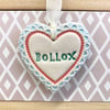 Small Ceramic heart decoration Swear words 