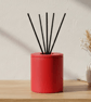Handmade Red Diffuser Bottle Holder for Home Fragrance