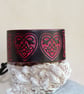 Leather Wrist Cuff: Celtic Heart Knot Bracelet - Image 7