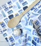 Harbour House Pattern Tea Towel  - Image 2