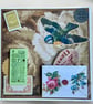 Vintage Style Blank Greetings Card with Ceramic Heart Keepsake - Image 3