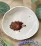 Hedgehog with Bee Handmade Ceramic Dish