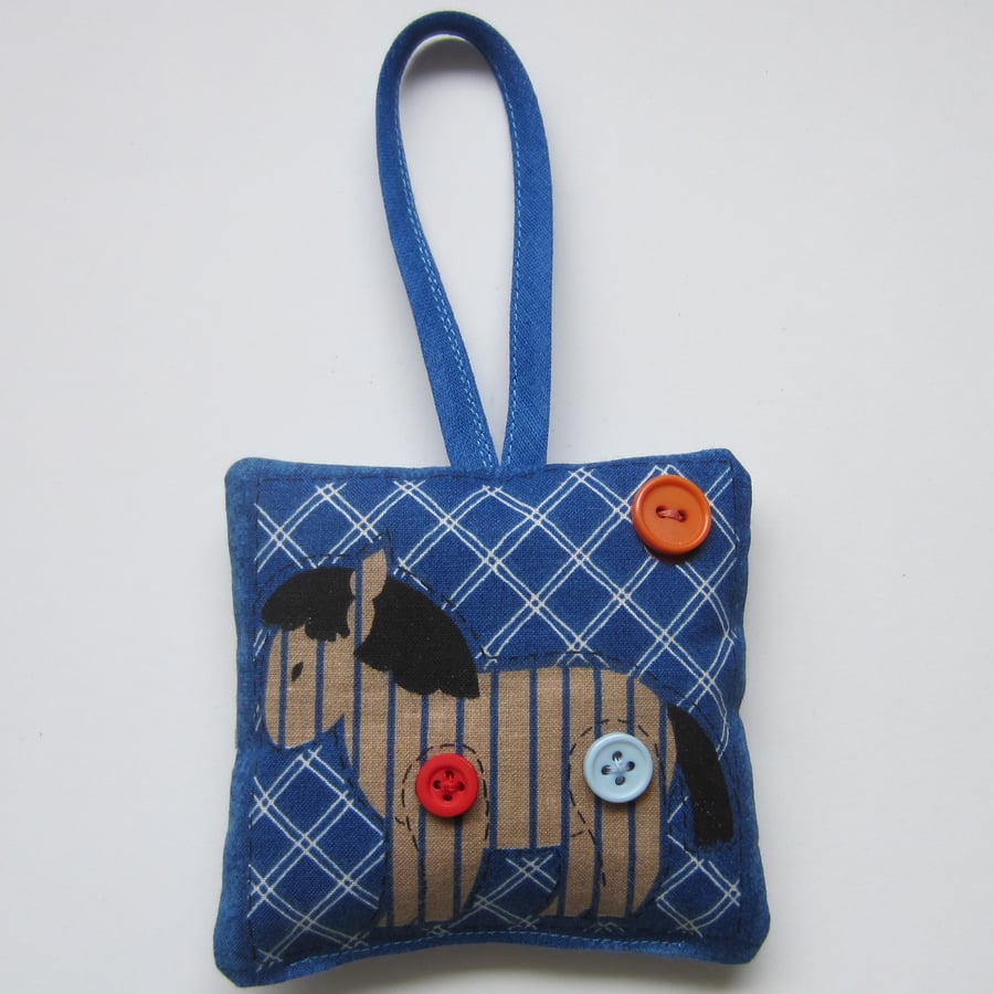 SALE Donkey Lavender Bag with Hanging Loop