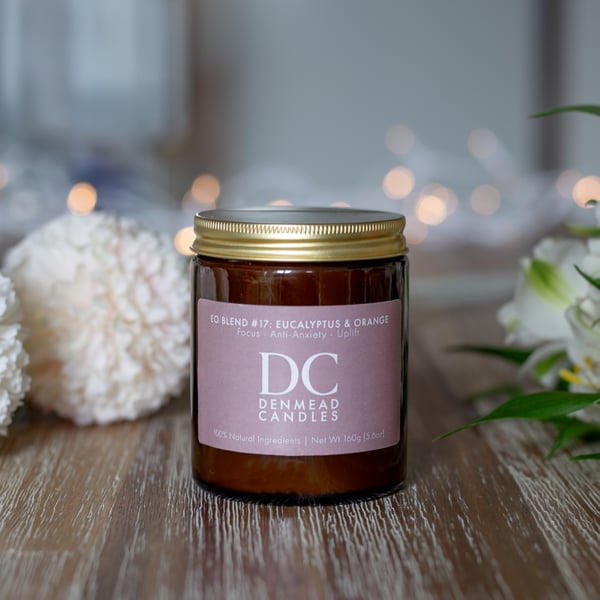 Eucalyptus & Orange Essential Oil & Soy Candle - BLEND 17 FOCUS