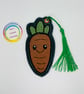 carrot, Embroidered Bookmark,   - Image 1