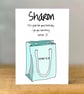 Personalized Birthday Card, Gift for Friend, designer bag, mum, friend, daughter