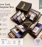 Personalised Travel Trip Reveal Box – Handmade Holiday Surprise Gift - NEW YORK 