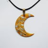 Crescent moon pendant 