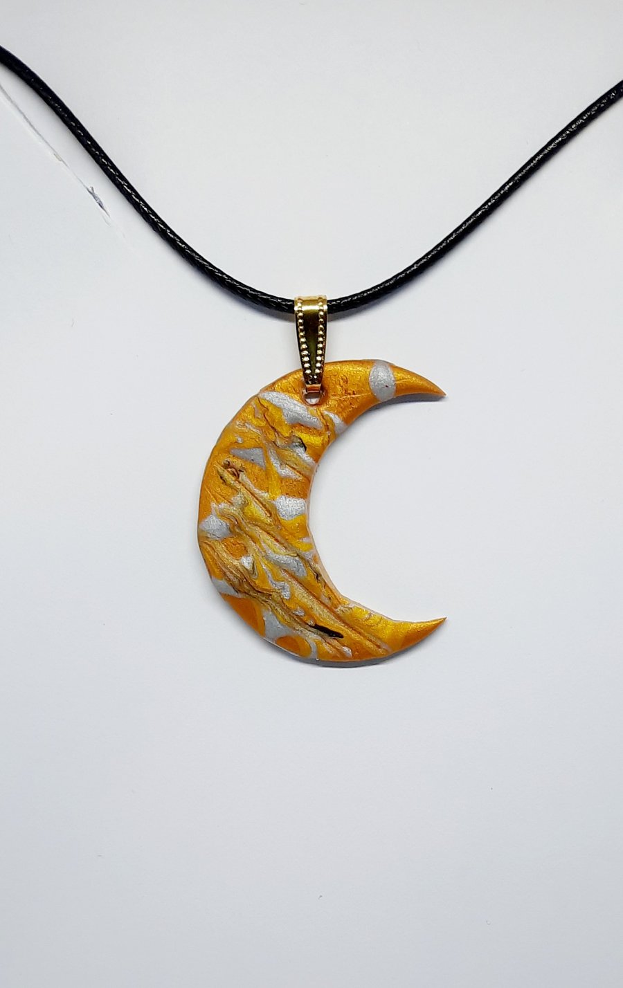 Crescent moon pendant 