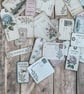 Junk Journal Vintage Botanical Ephemera Pack. 30 Hand Cut Ephemera. - Image 9