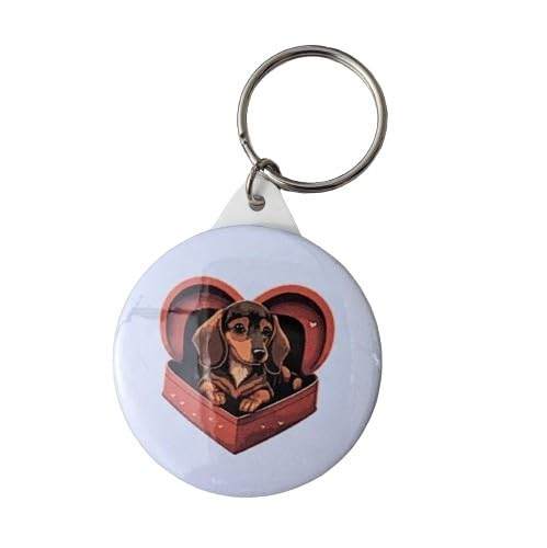 Dachshund Puppy Keyring 