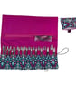 Interchangeable knitting needle case with Liberty fabric , knit pro case,  - Image 1