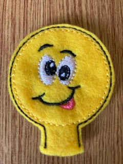 66  Silly emoji pencil topper