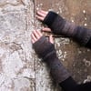 Arm warmers, fingerless gloves, extra long mittens, knitwear UK, gift for her