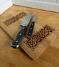 Pyrography Celtic knotwork wooden serving or chopping board