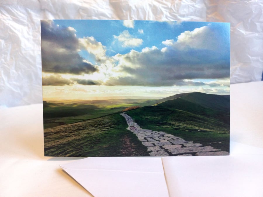 Into the distance - photography greeting card