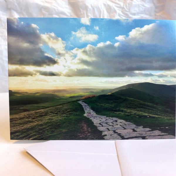 Into the distance - photography greeting card