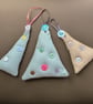 stitched textile hanging decorations - Image 2