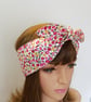 Summer hair scarf self tie headband cotton hair bandanna swing pin up - Image 3