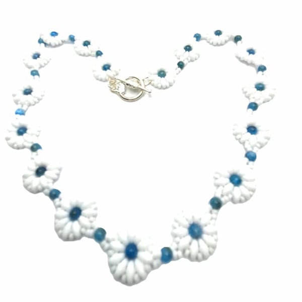Daisy collection necklace with Neon Apetite beads