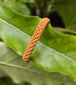 Adjustable Macrame bracelet - Yellow Gold Bracelet  - Image 5