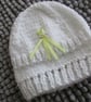 END OF LINE 12" Baby Girls Sparkle Cardigan and Hat Set (early Baby size)  - Image 6