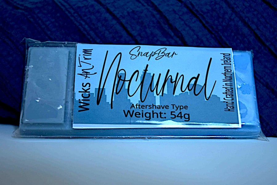  Nocturnal, Hand Poured, Highly Scented, SnapBar. 