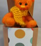 Needle felted tiny teddy bear - Image 3