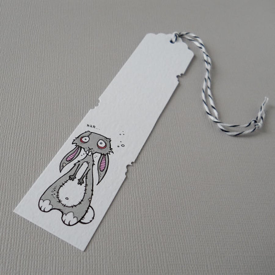 zombie bunny bookmark