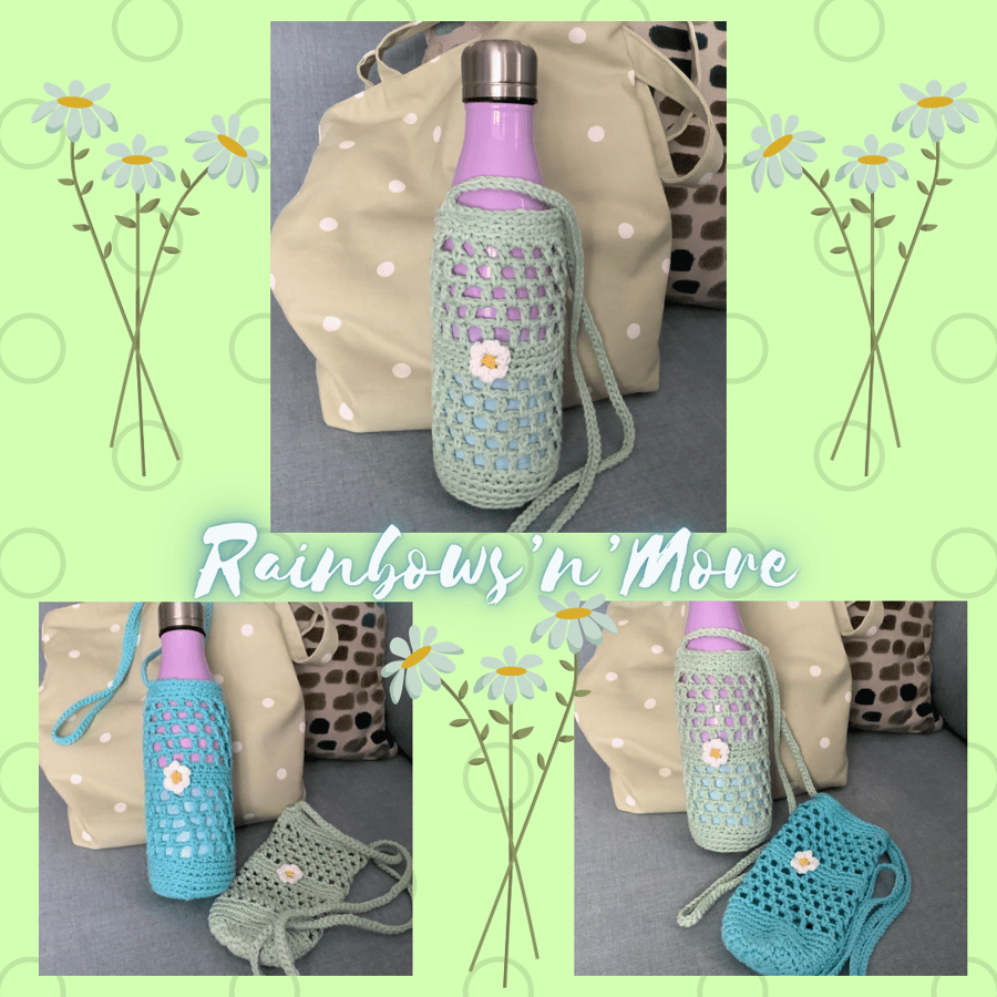 Crochet Cover Carrier for a Drink Bottle