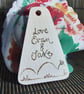 Busy Bee Personalised Pyrography Keyring - Image 5