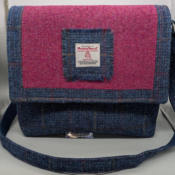 Harris Tweed Messenger style shoulder bag