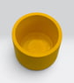 Small Yellow Round Plant Pot 7.5 cm Indoor Succulent Planter Gift - Image 3
