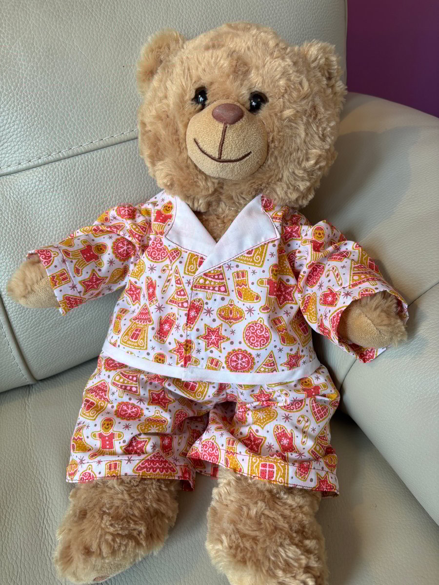 Gingerbread Teddy Pyjamas 