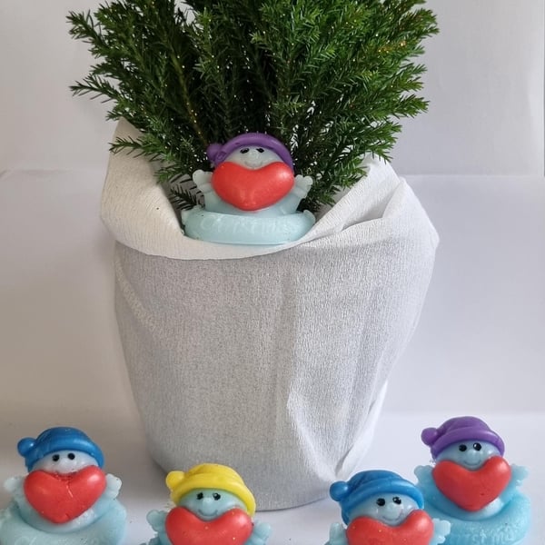 Soap small snowman