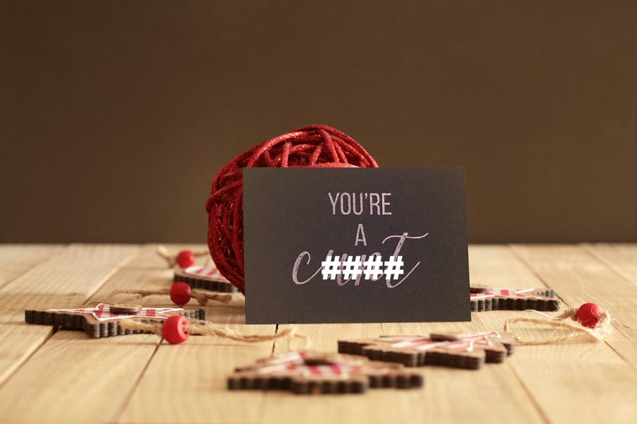 'You're A Ct' Foiled Motivational Postcard