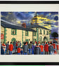 Wrexham. Framed & Unframed Art Print, Football Club AFC, Stadium Supporters Gift - Image 5