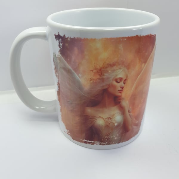 hand printed 11 oz mugs fairy designed 