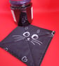 Jar & Bottle Gripper Opener - Black Cat Face - Image 1