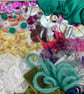 Coral Reef Textile Art  No 2  - Image 4