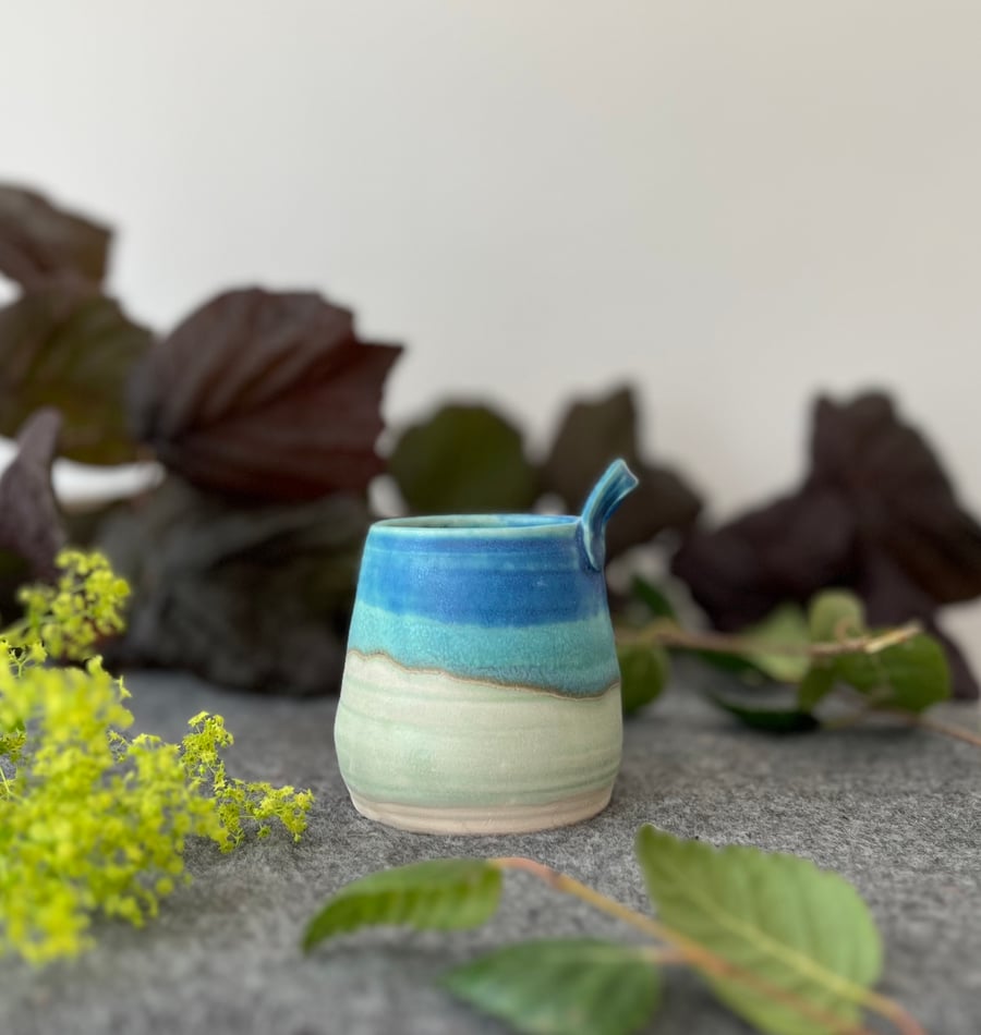 M - Ceramic Handmade Sugar Bowl - Skyline - Secret Studio Sale (54) 