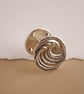 Wave Sterling Silver Tie Pin Ocean Inspired Mens Tie Tack Gift For Him