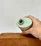 Hand built blue-green bud vase. No 3 - Image 3
