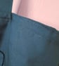 Forest green foldable shopping bag with a drawstring  - Image 6