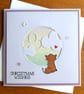 Christmas Wishes Card - Fox Snowy Northern Lights Sky - Image 10