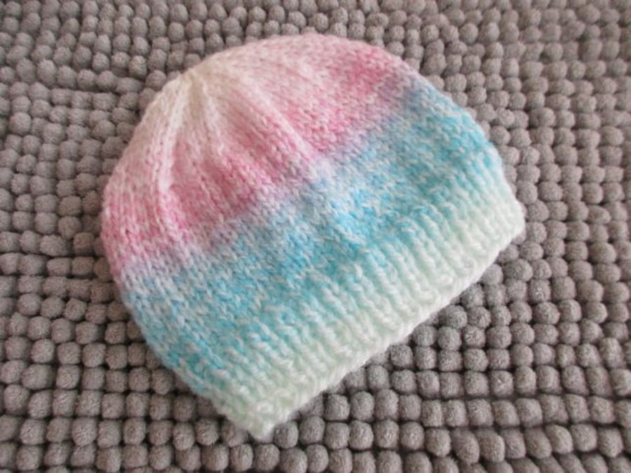 Newborn Mult Coloured Beanie